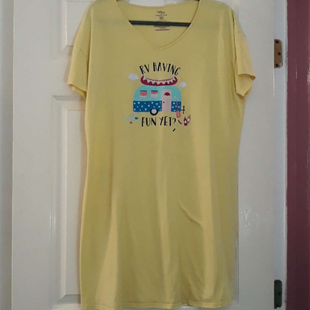 Yellow nightgown